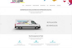 Web ZZ Soluciones de Impresión